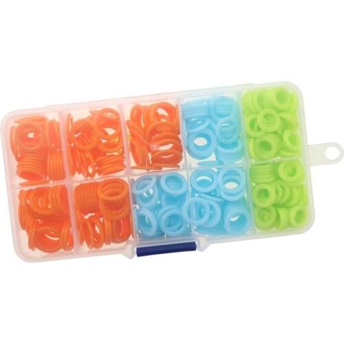 450PCS Round Marking Circles Crochet Stitch DIY Craft Tool Knitting Marker Marking Ring acesorios de costura Color Random