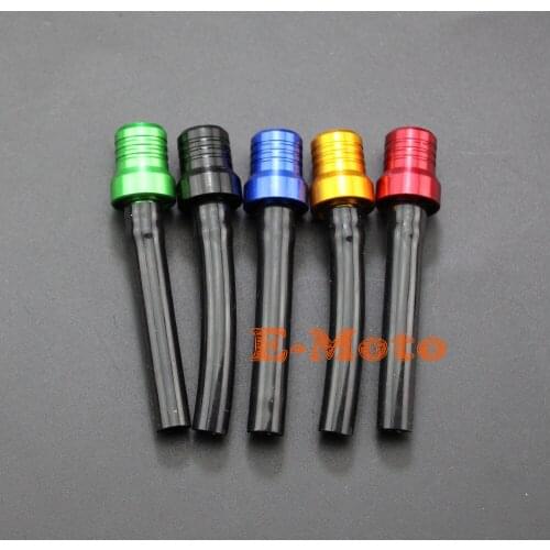 5PCS Motorcycle Gas Fuel Cap Valve Vent Breather Hose Tube For ATV PIT Dirt Bike Tank