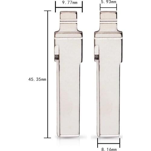 #89 Metal Car Key Blade For Audi A6L Original Blade