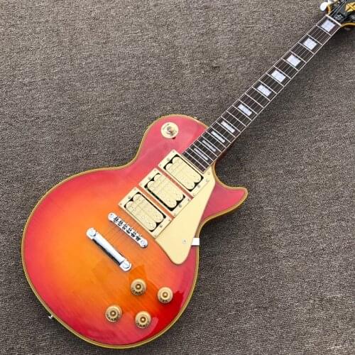 Free delivery, 22 grade silk electric guitar, rosewood fingerboard, 3 pickup electric guitars , high quality electric guitar