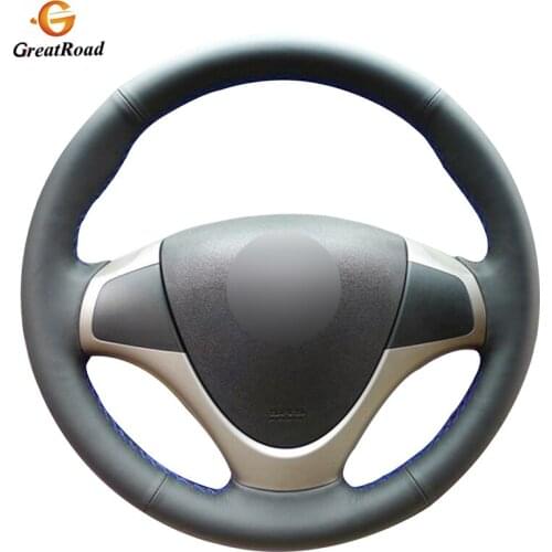 Black PU Artificial Leather Car Steering Wheel Cover for Hyundai i30 2009 2010 2011 Elantra Touring 2010 2011 2012