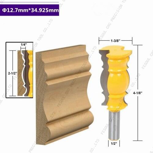 12.7mm*34.9mm,1PCS,CNC Solid Carbide Milling Cutter,woodworking router bit,Floor knife,puzzle knife, mortise end mill,wood tool