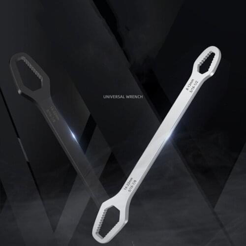 1pcs Torx Wrench Double-head Self-tightening Adjustable Glasses Wrench 8-22mm Board Both Ends Shaped Multi-purpose