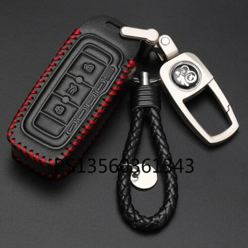 For Qoros 5suv FOR Qoros 3 car key case leather shell buckle