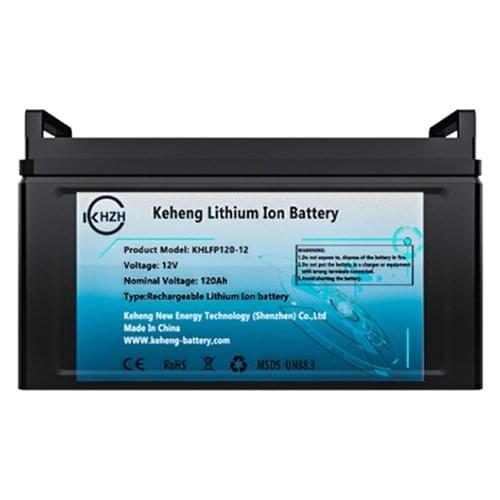 Deep cycle 12V 120Ah lifepo4 rechargeable li-ion battery for solar energy system and RV