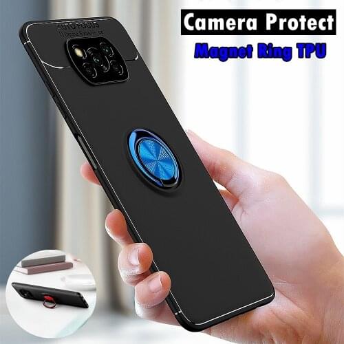 Magnet Case For Xiaomi Mi 9T 10T Note 10 9 8 A2 Lite A1 A3 Silicone Cover Case For Little Pocophone F1 Poco X3 NFC M3 C3 F2 Pro