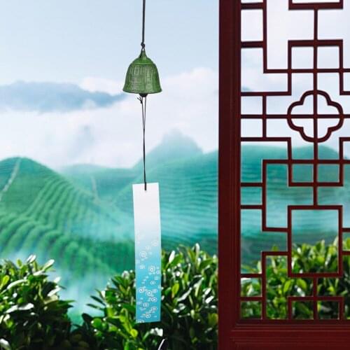 New Wind Chime Cast Iron Metal Wind Chime Ancient Clock Wrought Iron Decoration Gift Pendant Wind Chimes Dropshipping