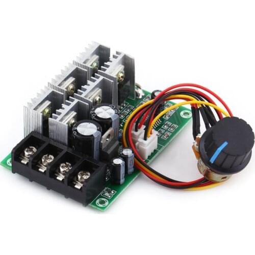 New DC10-55V 40A Brush Motor Speed Controller Speed Regulator Governor Overload Protection Board Variable Adjustable