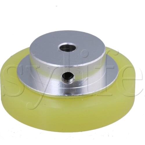 50x6mm Industrial Aluminum Silicone Measuring Rotary Encoder Meter Wheel