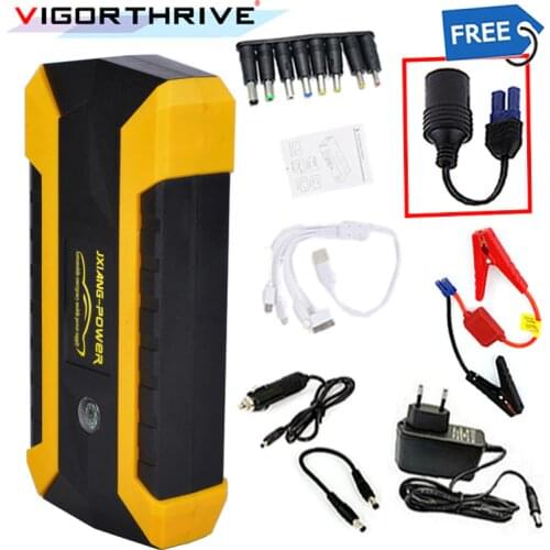 Car Jump Starter For Petrol Car Auto Starting Car Battery Booster Petrol Starting Device 12V Car Power Bank Emergency Discharge