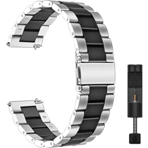 20mm 22mm Stainless Steel Strap for Samsung Galaxy Watch4 Classic 46mm 42mm Band Metal Bracelet for Galaxy Watch 4 44mm 40mm