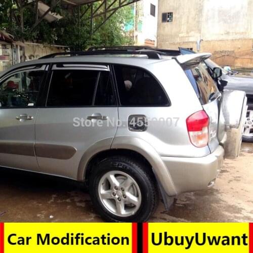 For Toyota RAV4 Spoiler High Quality ABS Material Car Rear Wing Spoiler For Toyota RAV4 Spoiler 2001 2002 2003 2004