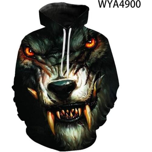 2020 New Sweatshirts Men Women Children Wolf Animal Series 3D Printed Fashion Pullover Boy Girl Kids Hoodies Streetwear Coat