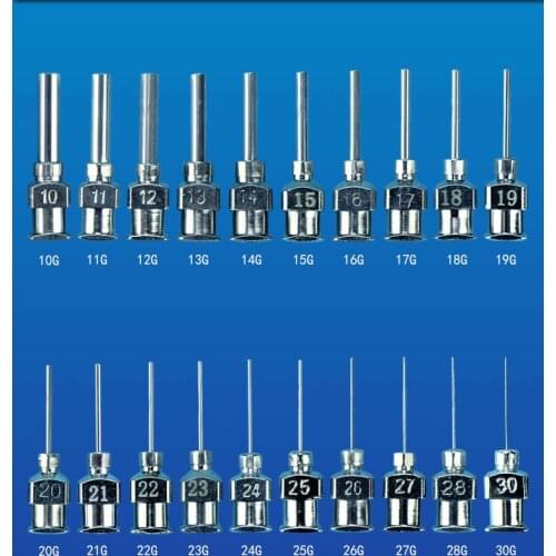 All full stainless steel needle precision dispensing glue metal needle dispensing accessories and supplies