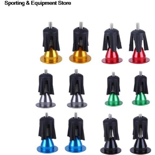 1 Pair Bike Grip Handle Bar End Cap Aluminium Alloy MTB Handlebar Grips Plugs Caps For Bicycle Handlebar Accessory