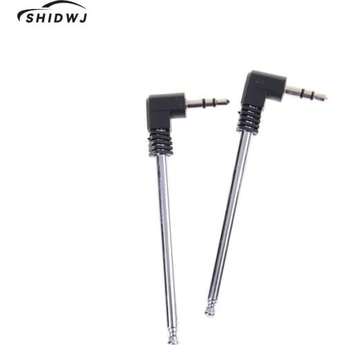 1pc 3.5mmTV Antenna Telescopic Aerial Replacement Connector For TV FM Radio Cable Radio Small speakers Mobile Cell Phone