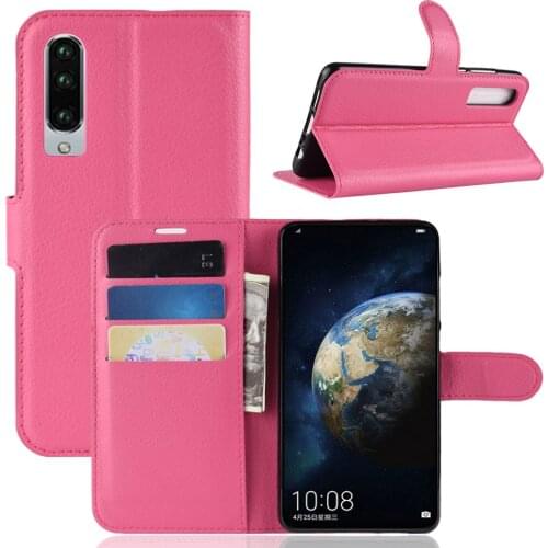 10pcs/lot free shipping Litchi Grain wallet leather Case with card holder for Huawei P30 P30 PRO HONOR 10 lite P Smart 2019