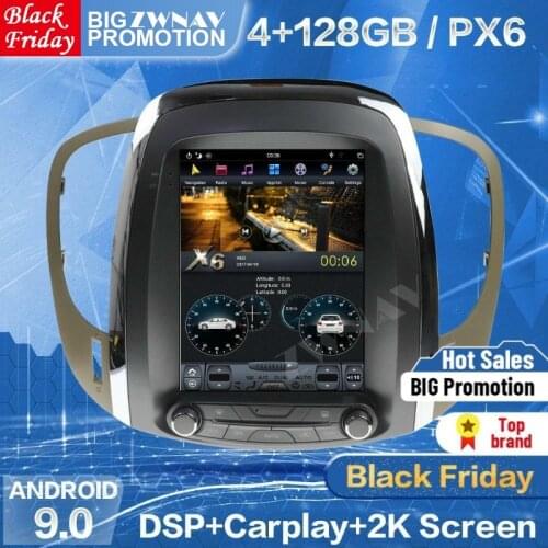128G Tesla Screen For 2007 2008 2009 2010-2014 Buick lacrosse Android 9.0 Car multimedia Player GPS Audio Radio Stereo Head Unit