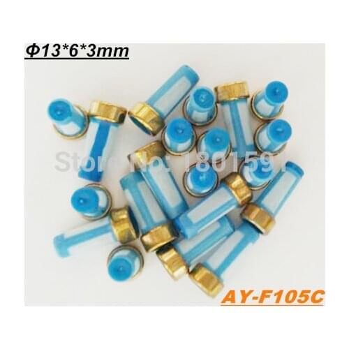 Free Shipping 1000pieces fuel injector filter for Corsa , Vectra, S10 injector (13*6*3mm,AY-F105C)