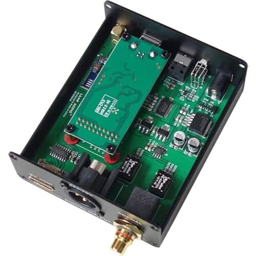 Aptxhd Bluetooth wireless audio receiving USB digital interface to AES fiber coaxial hmdi output decoding