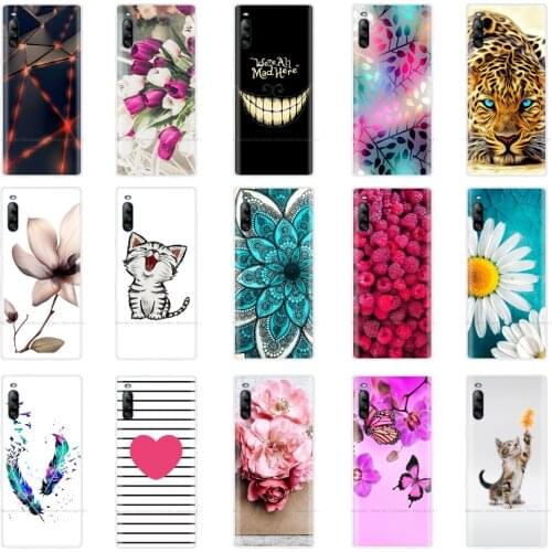 TPU Painted Cases For Sony L4 Case Soft Silicone Funda For Sony Xperia L4 Case 6.2'' Cover Back Coque Capa Sony L4 L 4 2020 Para