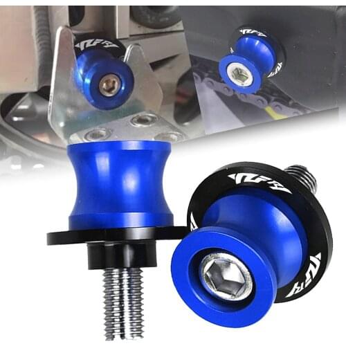FOR YAMAHA YZFR1 Swingarm Spools 6MM Stand Screws Slider YZF R1 YZF-R1 1999 2000 2001 2002 2003 2004 2005 2006 2007 2008 09-2020