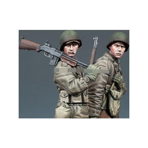 1/35 Resin Figure Model Kits WW2 US Soldiers Unassembled unpainted