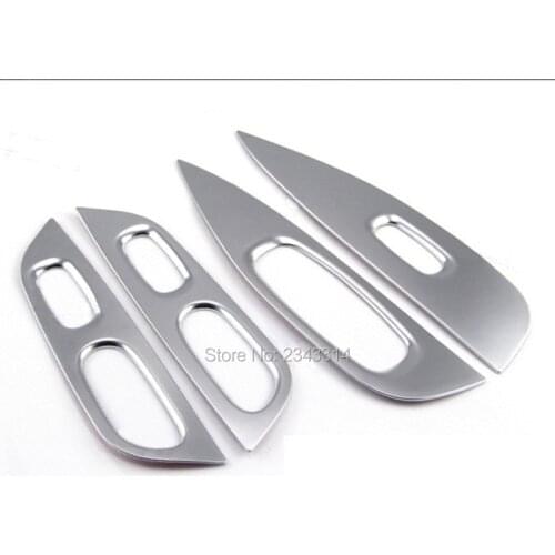 ABS Chrome Accessory For Nissan X-Trail XTrail T32 Rogue 2014 -2019 RHD Car Window Lift Switch Adjust Cover Trims Strips Garnish