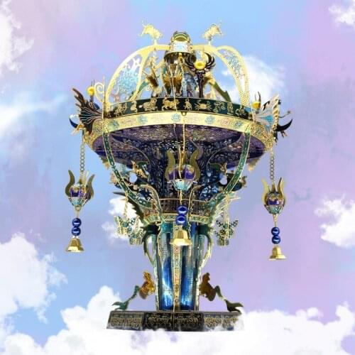 Picture Kingdom DREAM PAVILION building Model kits 3D metal puzzle laser cutting Jigsaw DIY Toys gift for children