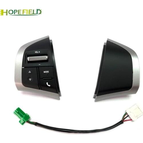 Multifunction Steering Wheel Button Audio Volume Bluetooth Phone Handsfree Switch With Wire For Isuzu D-Max DMAX Accessories