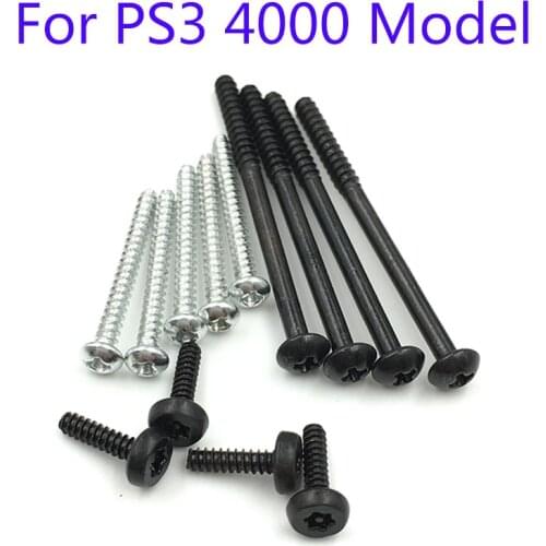 For Sony PS3 4000 model Console Screws Set Replacement For PS3 Super Slim Housing Shell Screws