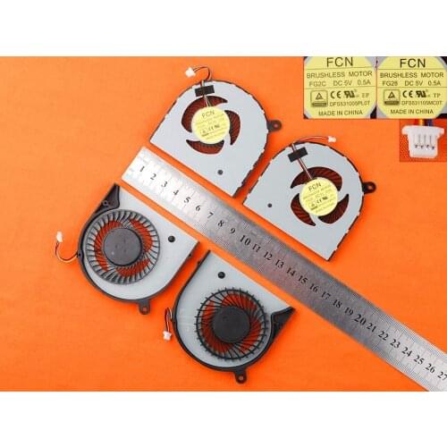 New Laptop Cooling Fan for Acer V Nitro VN7-591 VN7-591G(Left+Right,Original) P/N:FG2C FG28 CPU Cooler Radiato