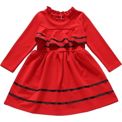 New 2018 Party Dresses for Girls Clothes Brand Spring Autumn Big Girl Dress Princess Costume for Kids Vestidos Children Dress