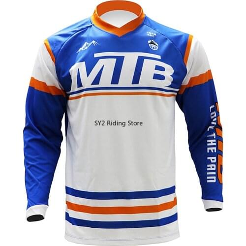 2021 Enduro bike jerseys motocross bmx racing jersey downhill dh long sleeve cycling clothes mx summer mtb shirts