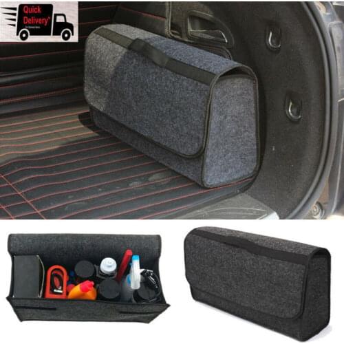 US STOCK Trunk Cargo Organizer Foldable Caddy Storage Collapse Bag Bin for Car Truck SUV