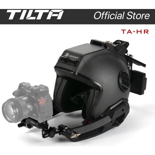 INSTOCK TILTA TA-HR HERMIT POV Support System Professional Photography Helmet First Person Camera System Gold Mount & V Mount