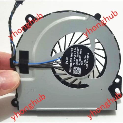 Delta Electronics FCN KSB06105HB CJ1M DFS531105MC0T 6033B0032801 720235-001 DC 5V 0.40A Laptop Fan