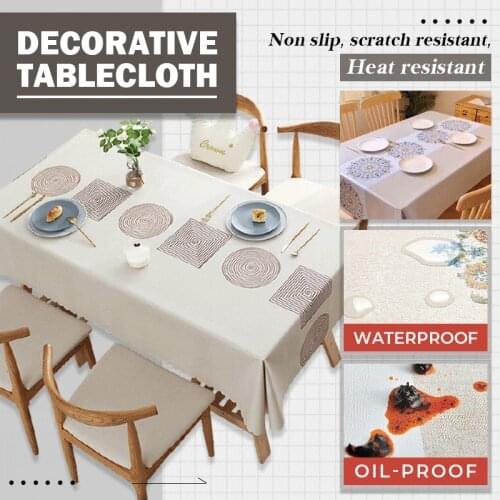 Waterproof And Oil-Proof Decorative Tablecloth oversized rostrum tablecloth home decoration wedding banquet hotel clothing