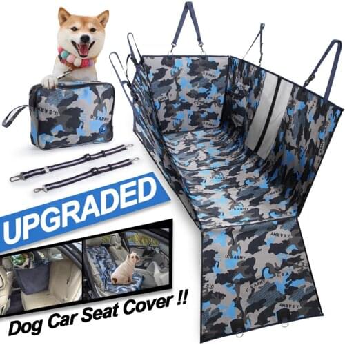 Waterproof Pet Transport Carrier Dog Car Seat Cover Small Large Dogs Travel Backpack Vehicle Seat Mat Hammock Cushion Protector