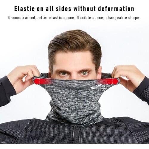 Men Women Collar Gaiter Tube Bandana Fleece Scarf Sports Scarf Dustproof Outdoor Fishing Neck Gaiter Warmer Sunshade Windproof
