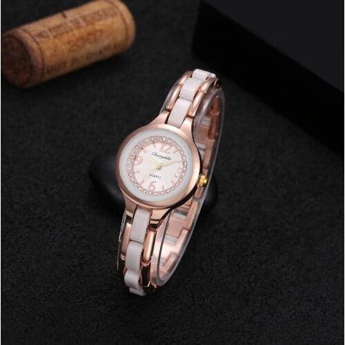 2020 High Quality Brand Chaoyada Crystals Designer Watches for Women Ultra Slim Ladies Quartz Clock Multicolor Straps Bracelet