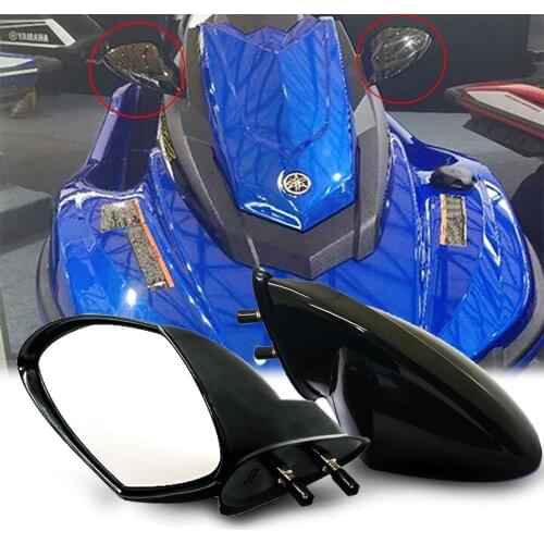 2Pcs Motorboat Rearview Mirror Jet Ski Mirror Motorcycle Accessories for Yamaha Pwc Waverunner