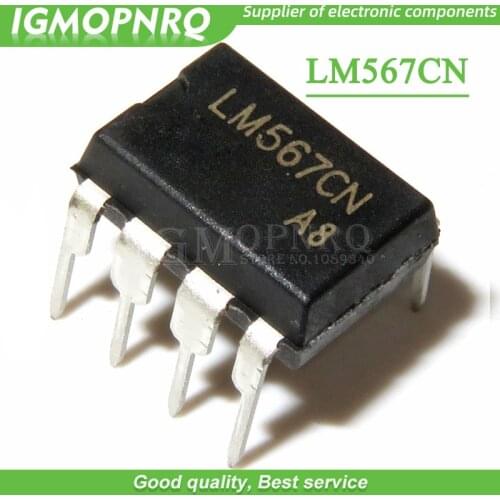 10pcs LM567CN LM567 DIP-8 Telephone Ringers Tone Decoder 8-PDIP 0 to 70 new original