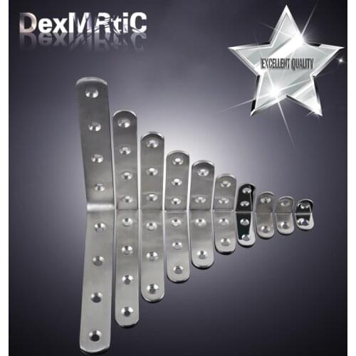 10pcs Furniture connection Thick stainless steel Corner Shelf Support Support angle iron Fixed chairs 90 degrees Right L type