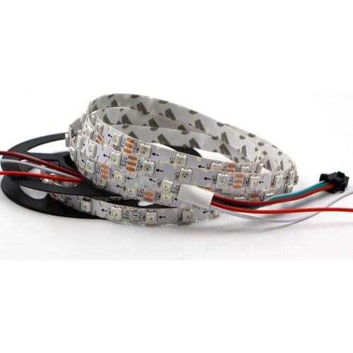 5M WS2812B S Shape LED Strip 60LEDs/m 6mm PCB Full Color Addressable Pixel 5050 RGB LED Light
