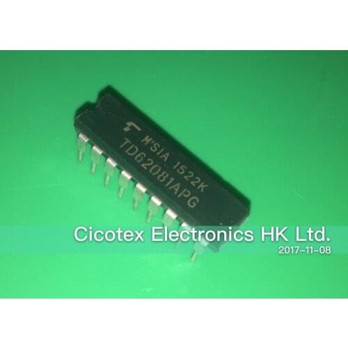 5pcs/lot TD62081APG DIP18 8ch Darlington Sink Driver TD62081AP