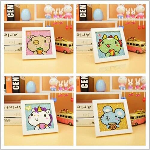 5d Diamond Painting Animal Cartoon Rhinestone Embroidery Diamonds Painting Handmade Childrens Educational Home Decoration