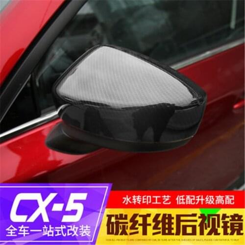 Car Styling For Mazda cx-5 2017-2020 ABS car Rearview mirror cover Trim/Rearview mirror Decoration Car Stickers Overlay