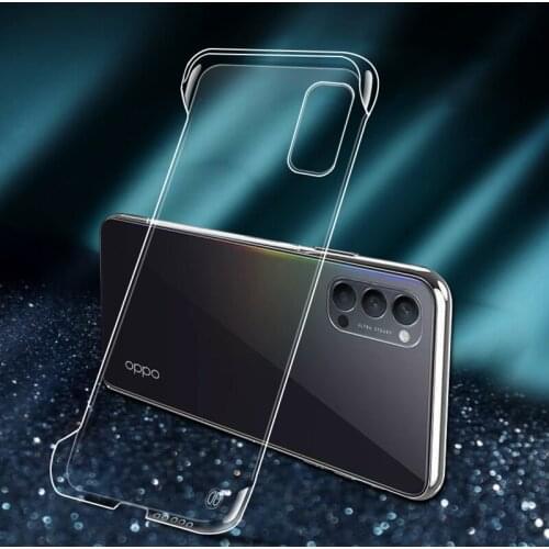 Frameless PC Hard Phone Case For OPPO Reno 2 Z 2Z 2F 5Z 10X Zoom A31 A91 A94 K3 K5 Realme X50 XT X 5i 6i 3 5 X2 Pro V11 Cover