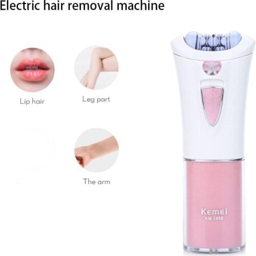 KEMEI Electric Epilator Hair Remover Arm Body Shaver Armpit Skin Smooth Leg Face for Women Trimmer Scraping Body Razor Tool F30